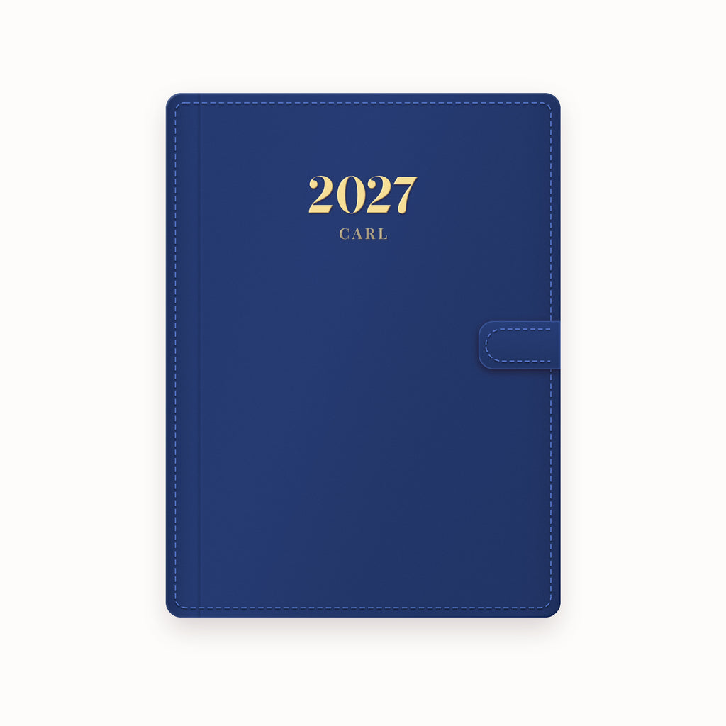2027 Name A5 Leather Binder