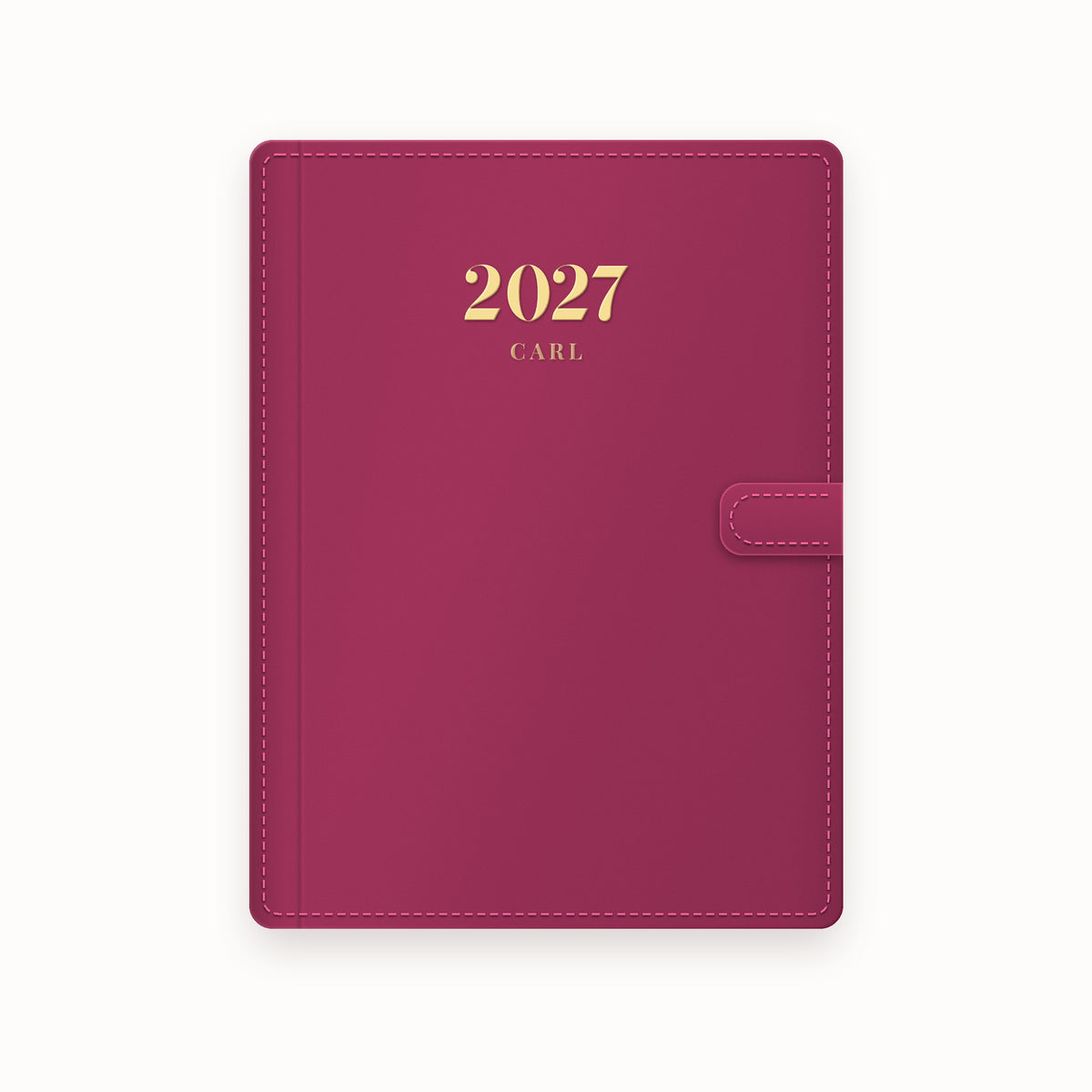 2027 Name A5 Leather Binder