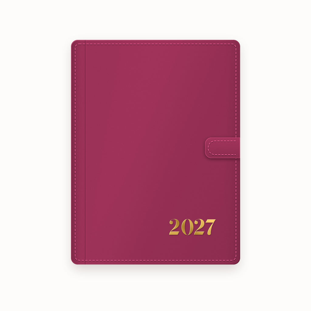 2027 A5 Leather Binder