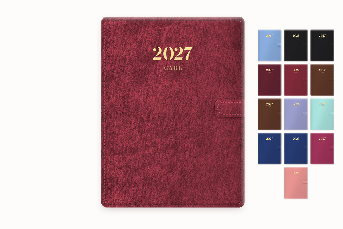 2027 Name A5 Leather Binder