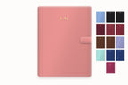 Initials Centered A5 Leather Binder