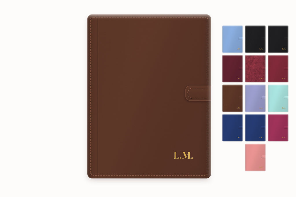 Initials A5 Leather Binder