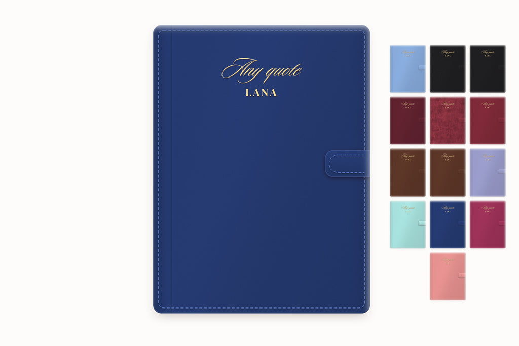 Name Any Quote A5 Leather Binder