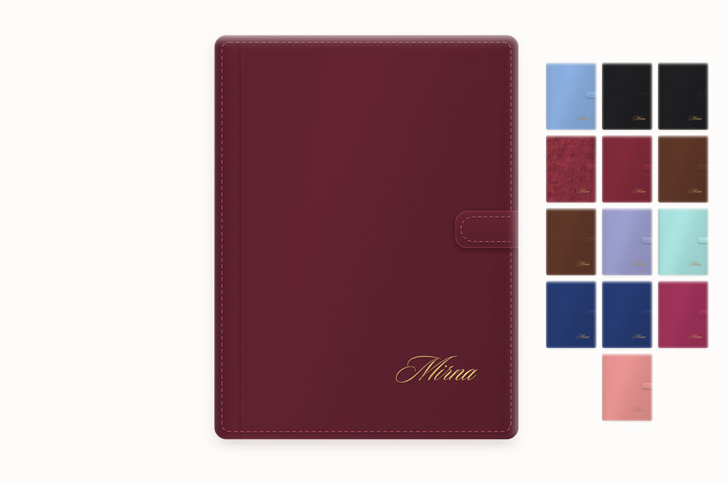 Name A5 Leather Binder