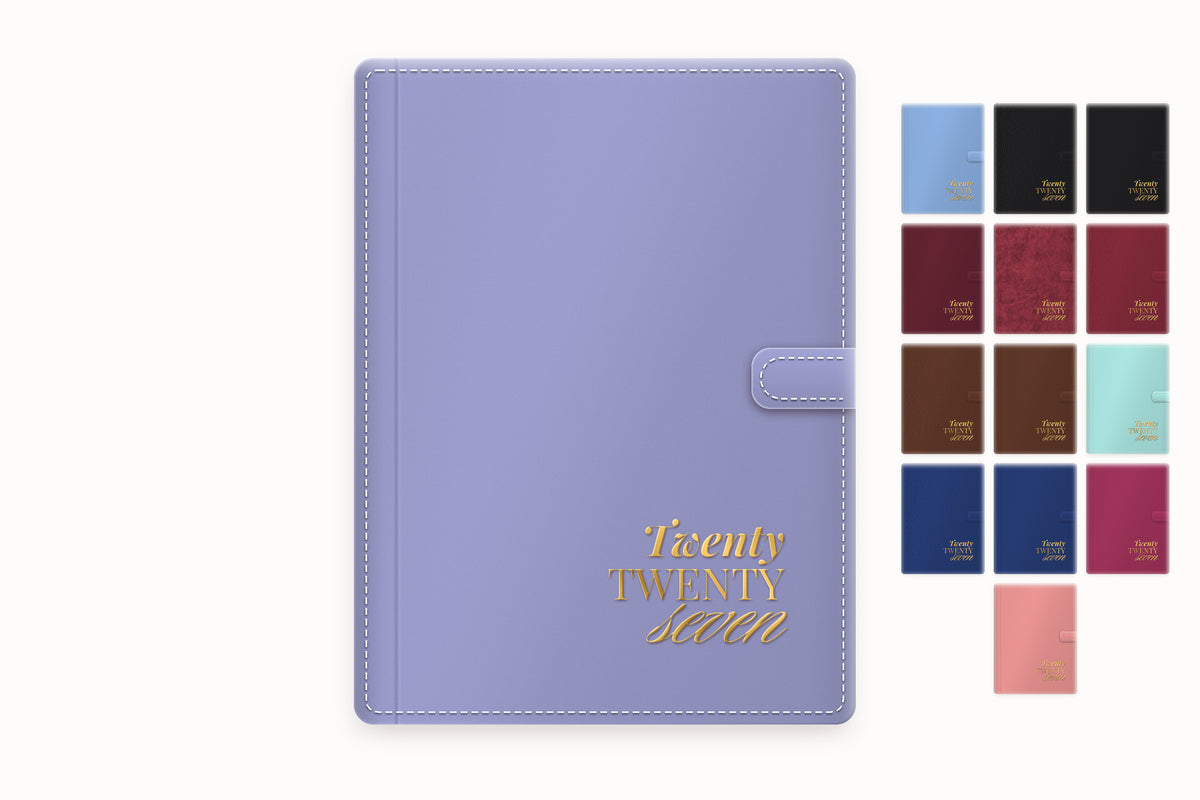 Twenty Script A5 Leather Binder