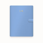 Initials Centered A5 Leather Binder