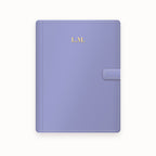 Initials Centered A5 Leather Binder
