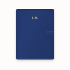 Initials Centered A5 Leather Binder