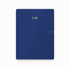 Initials Centered A5 Leather Binder