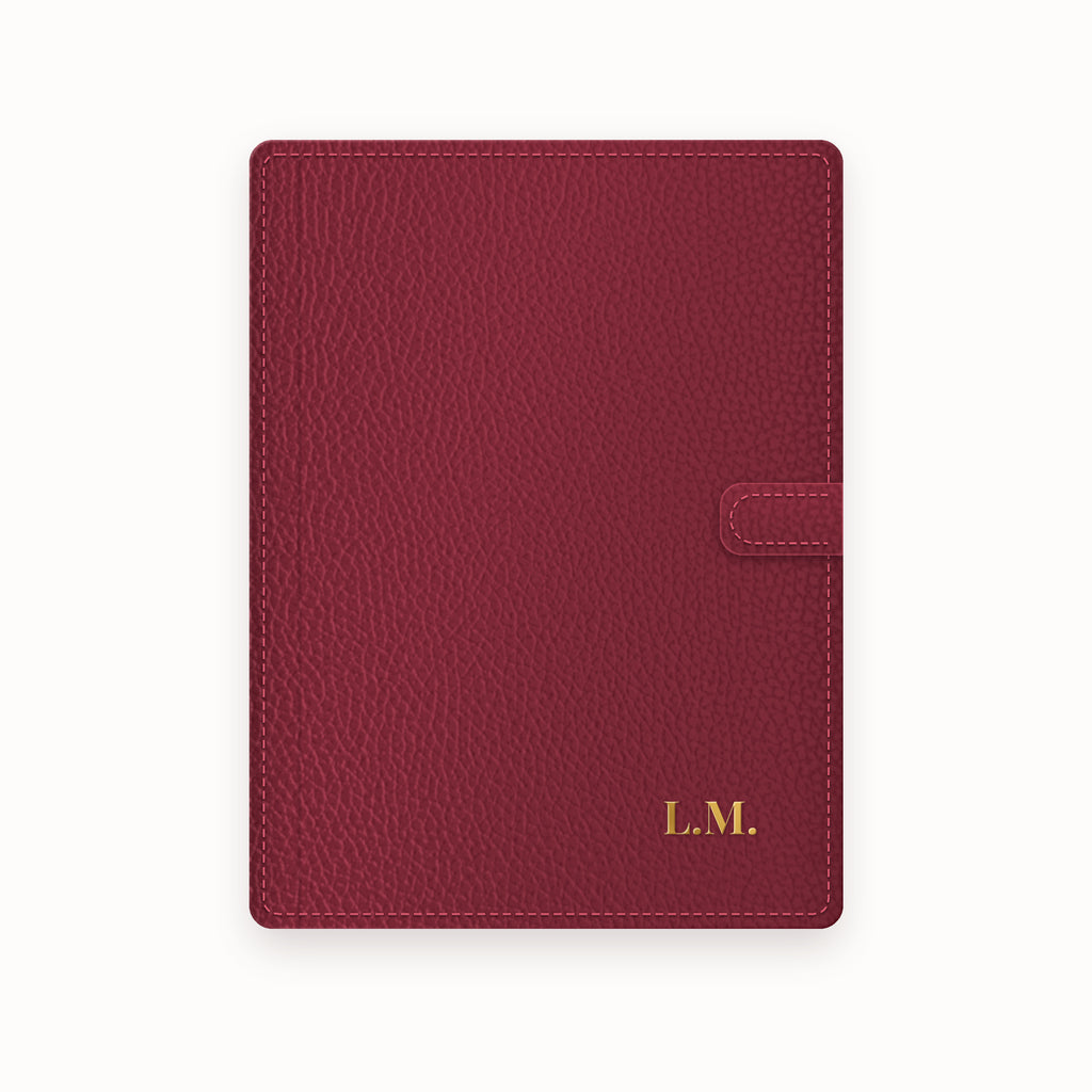 Initials A5 Leather Binder