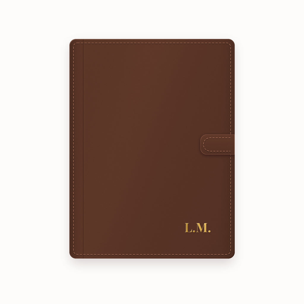 Initials A5 Leather Binder