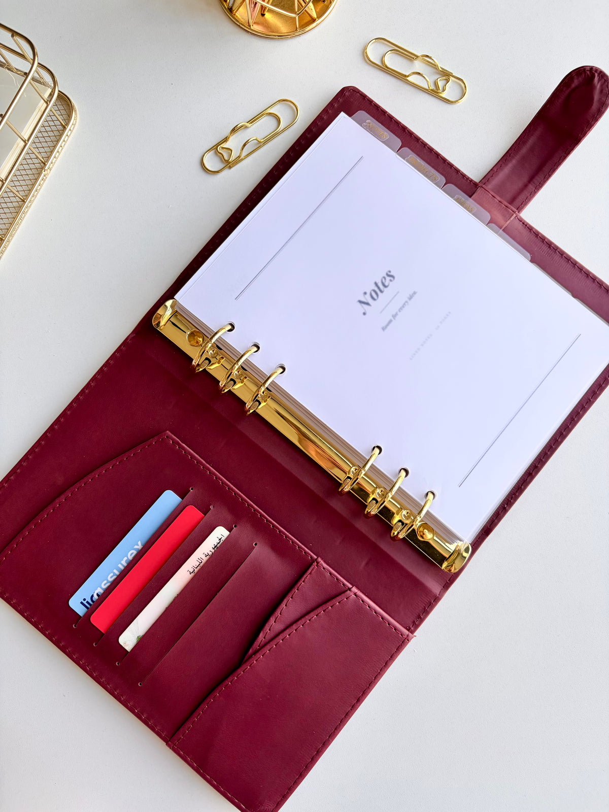 2027 A5 Leather Binder