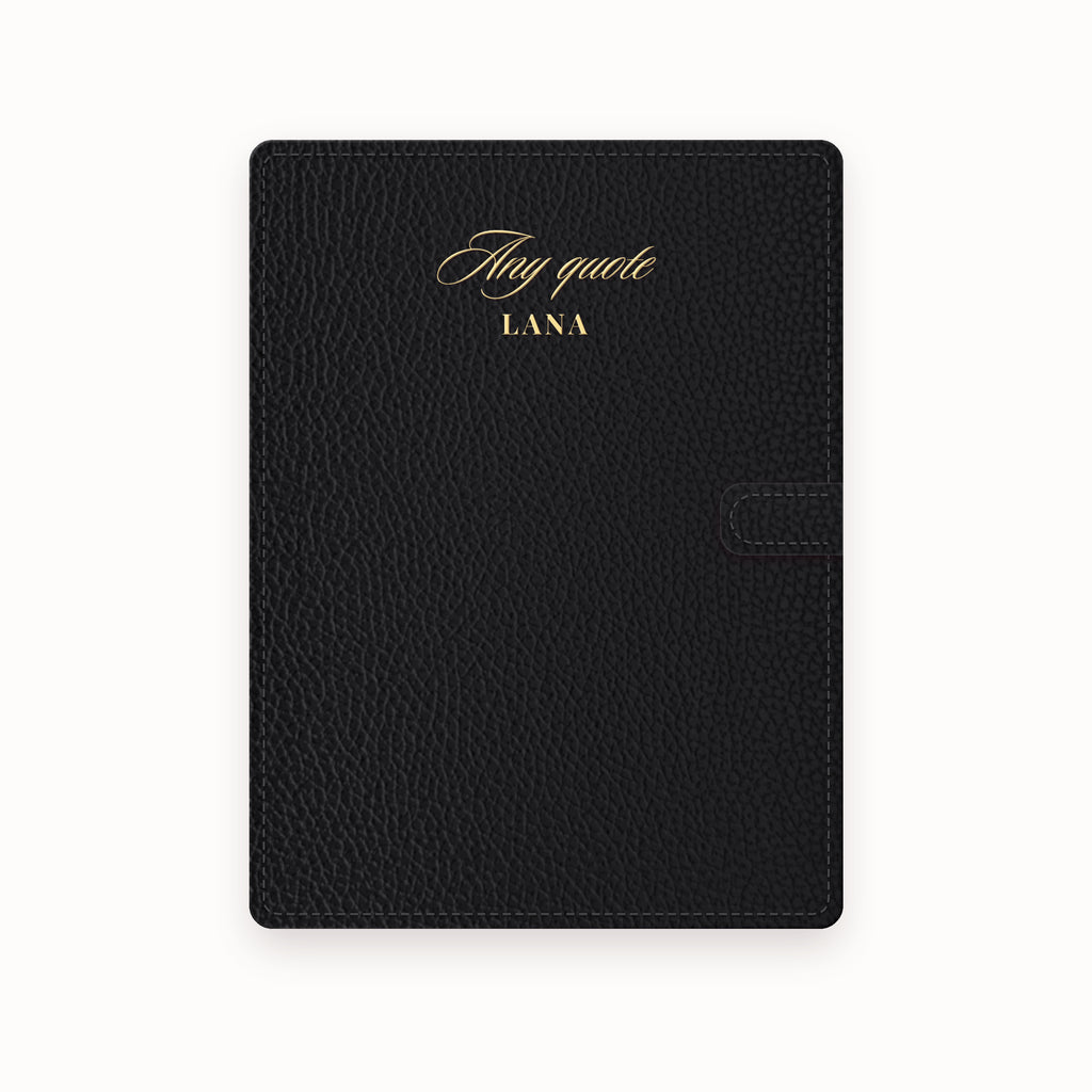 Name Any Quote A5 Leather Binder
