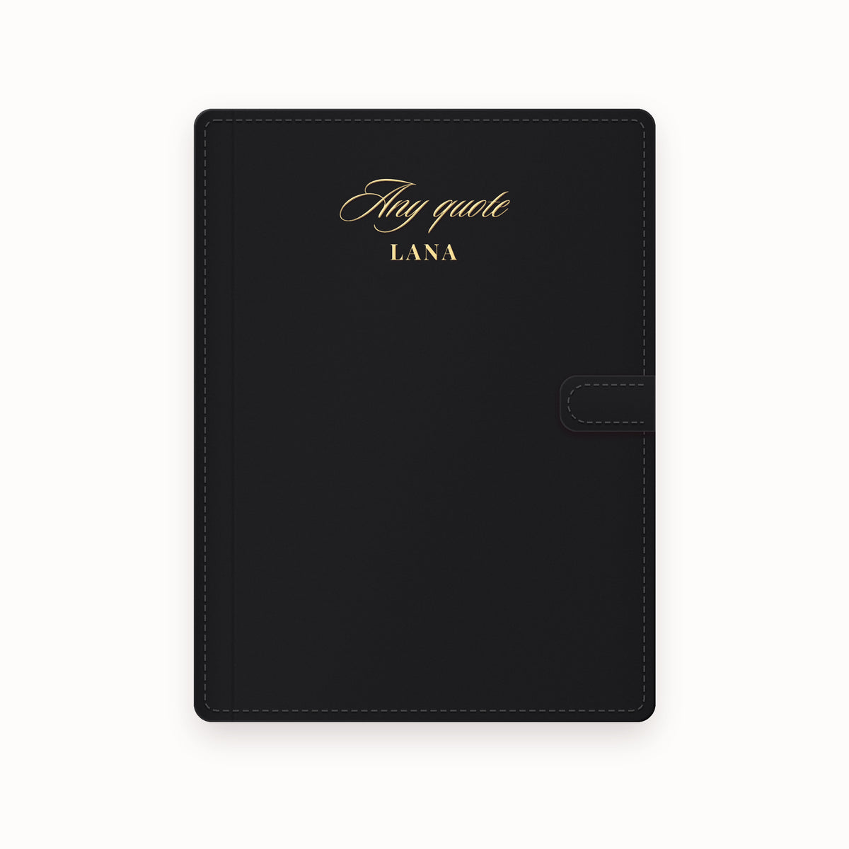 Name Any Quote A5 Leather Binder
