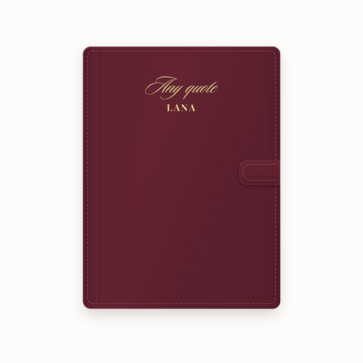 Name Any Quote A5 Leather Binder