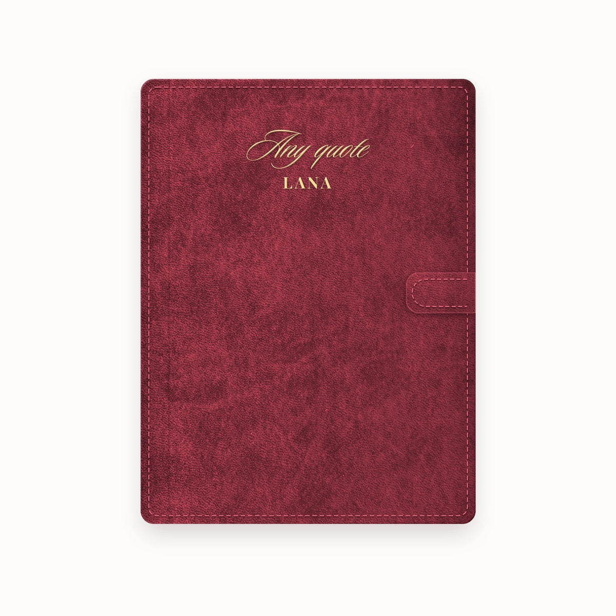 Name Any Quote A5 Leather Binder