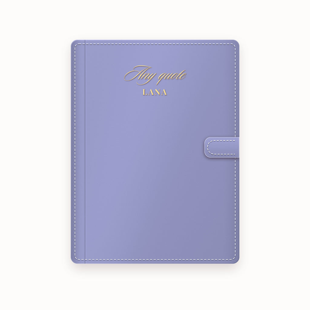 Name Any Quote A5 Leather Binder