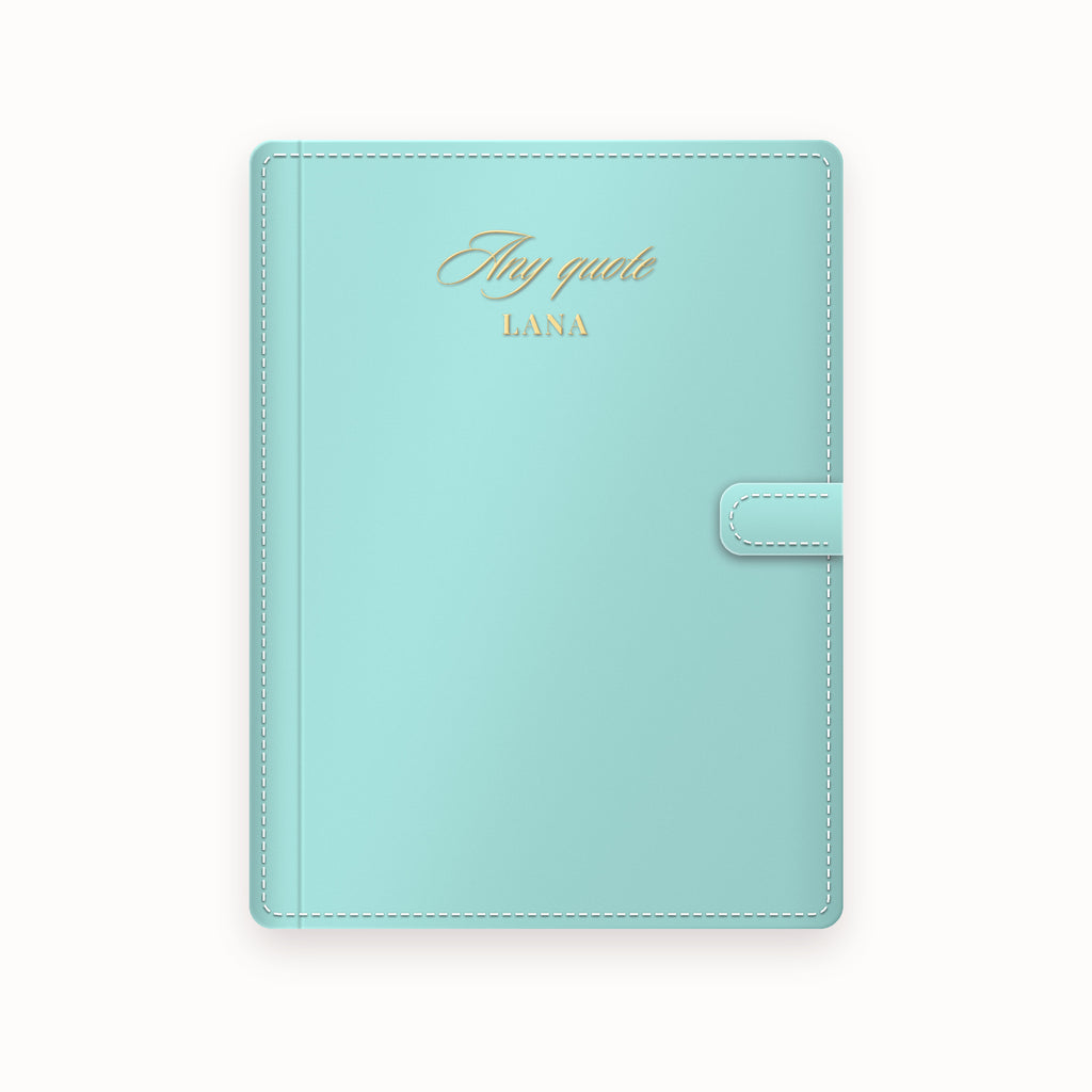 Name Any Quote A5 Leather Binder