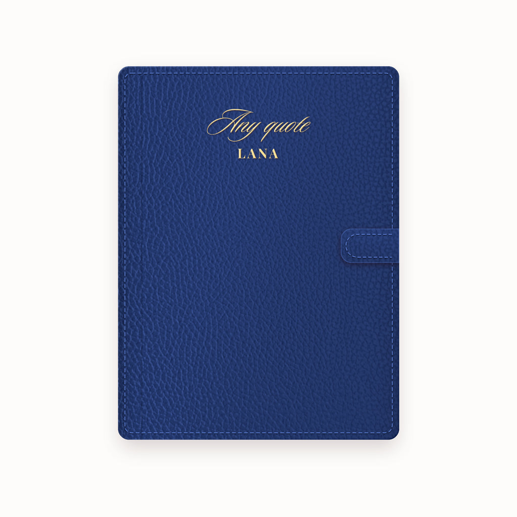 Name Any Quote A5 Leather Binder