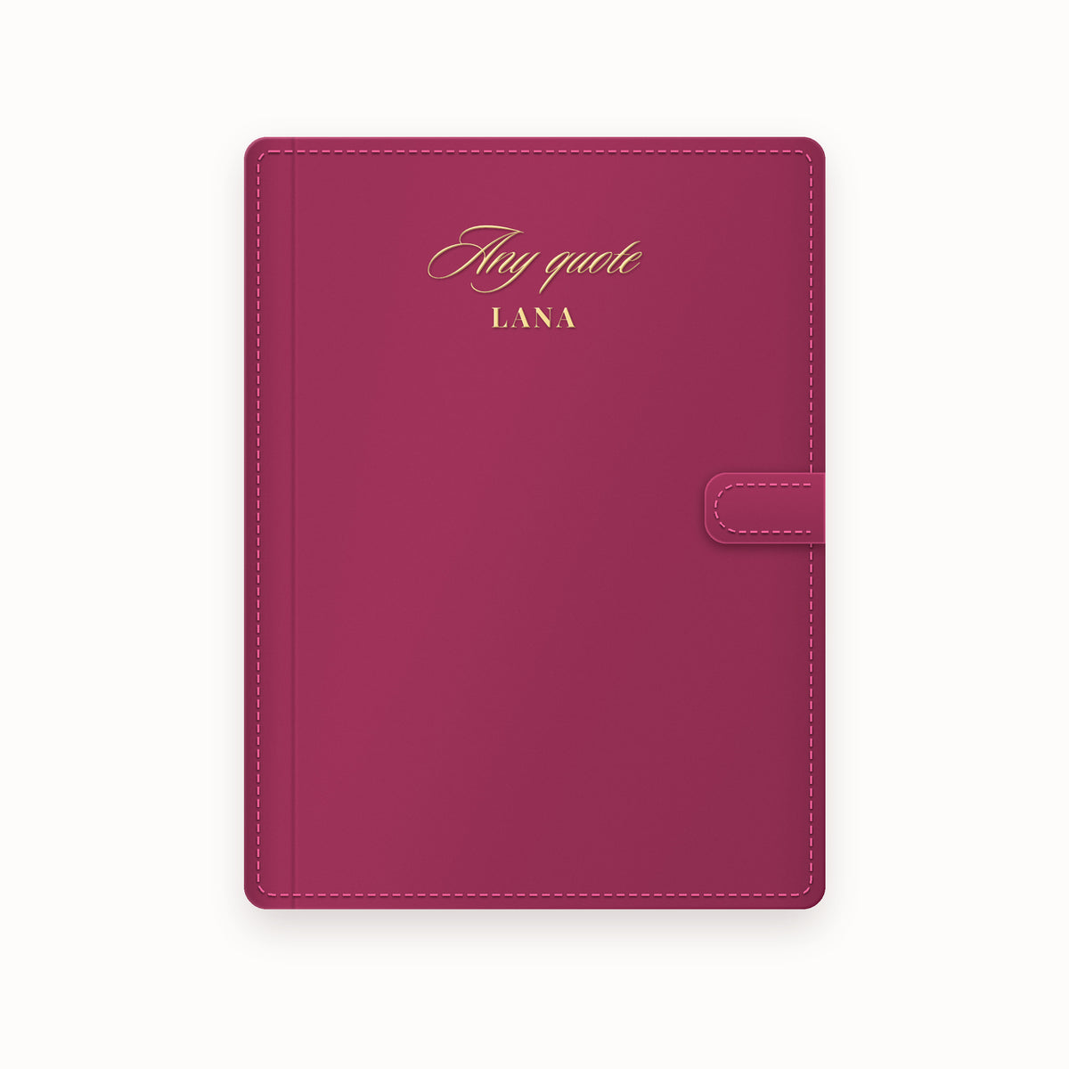 Name Any Quote A5 Leather Binder