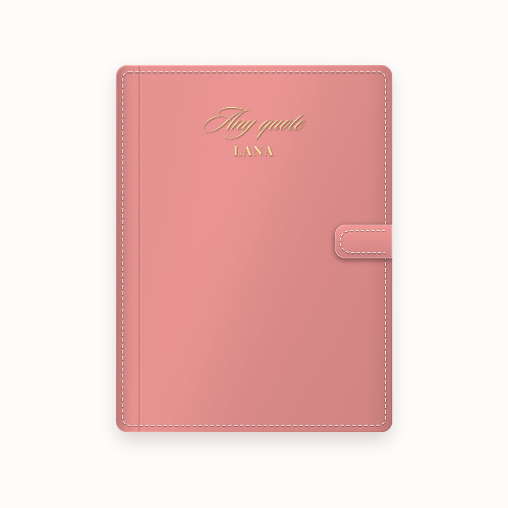 Name Any Quote A5 Leather Binder