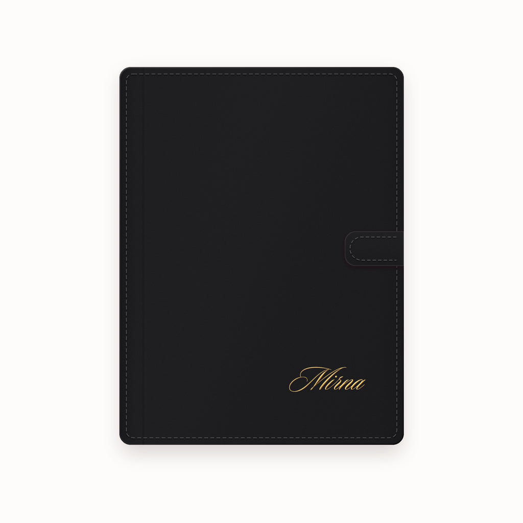 Name A5 Leather Binder