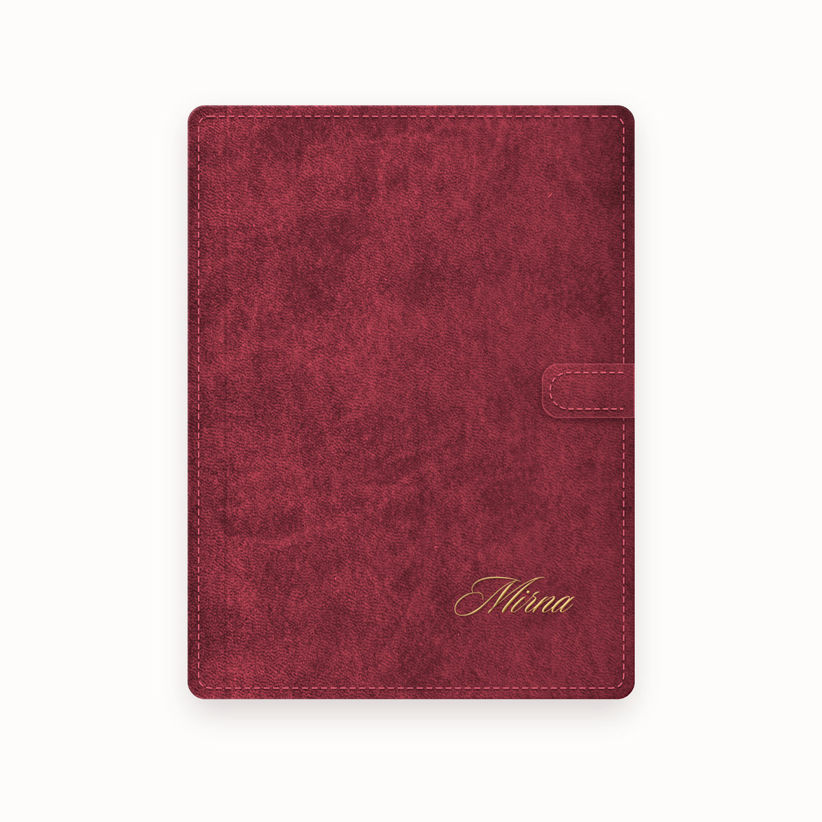 Name A5 Leather Binder