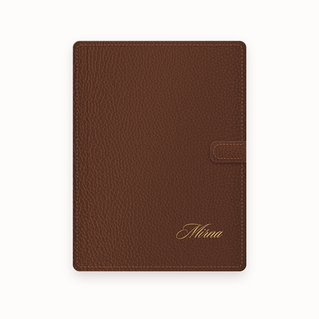 Name A5 Leather Binder