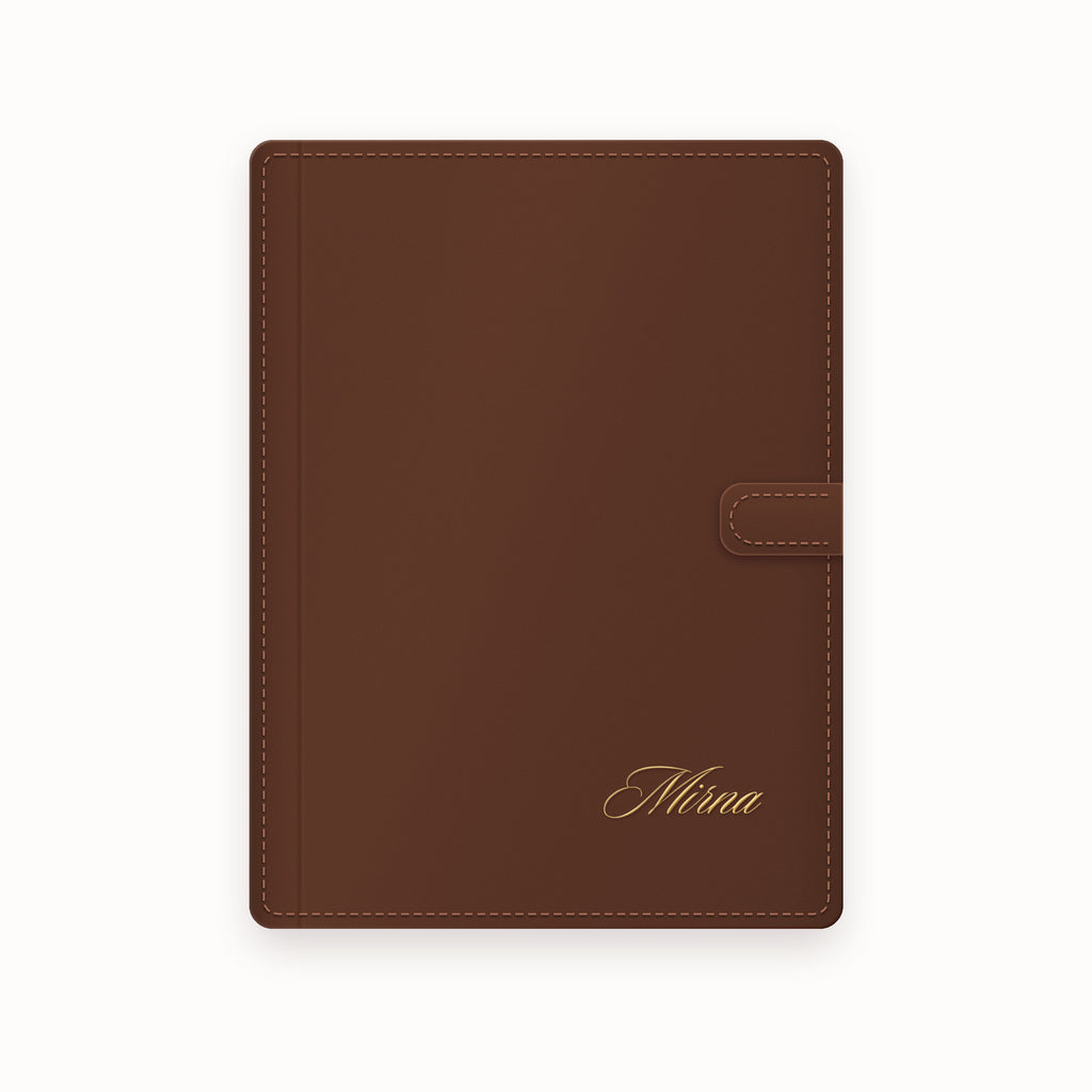 Name A5 Leather Binder