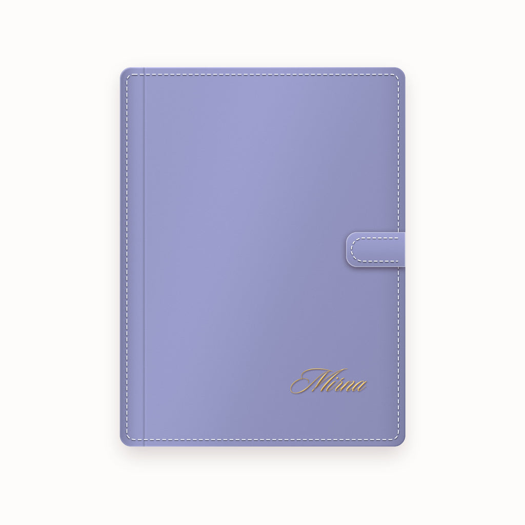 Name A5 Leather Binder
