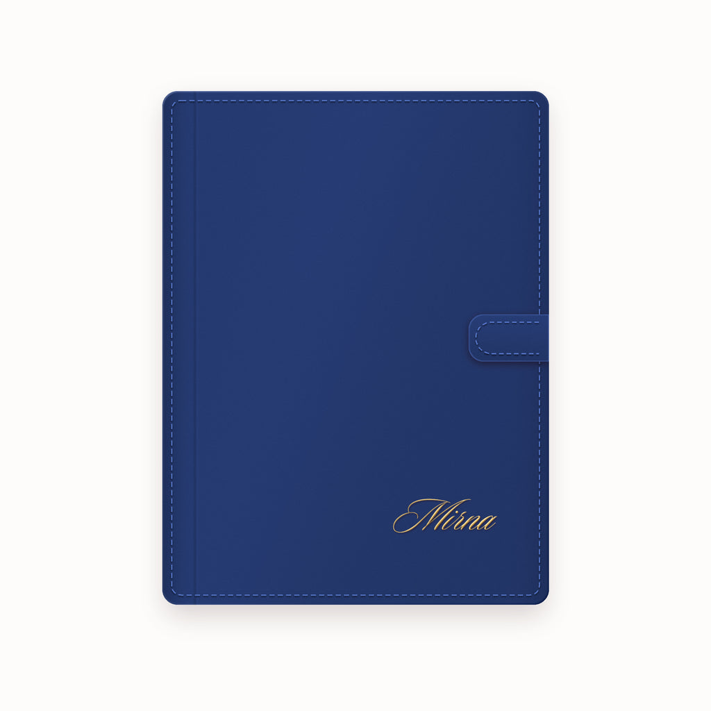 Name A5 Leather Binder