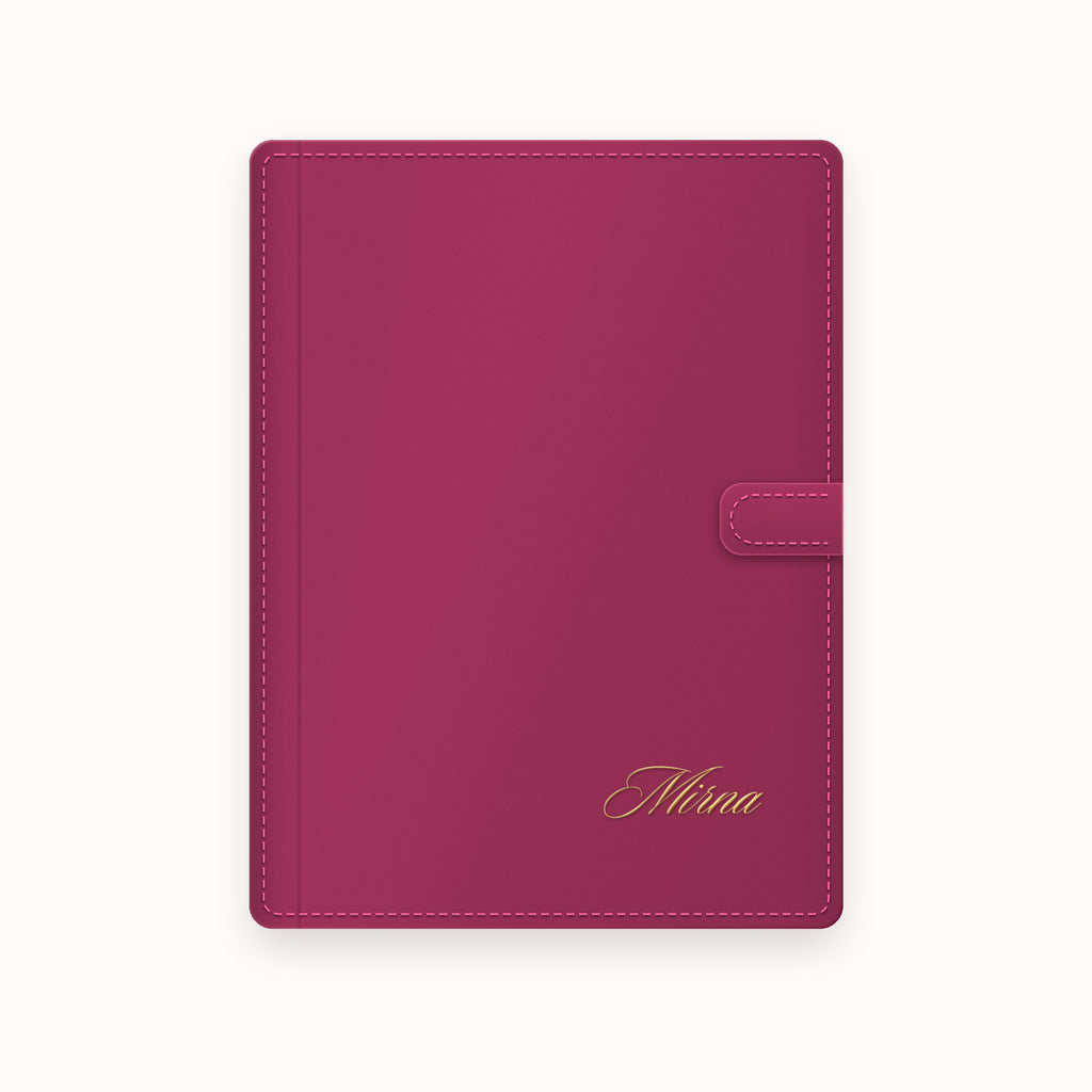 Name A5 Leather Binder
