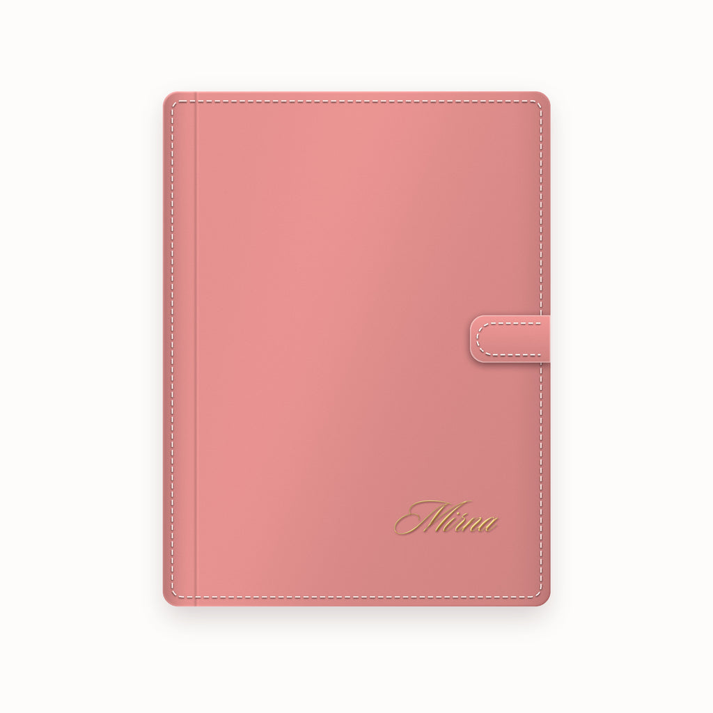 Name A5 Leather Binder