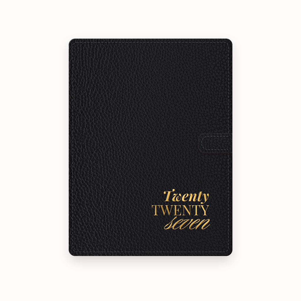 Twenty Script A5 Leather Binder
