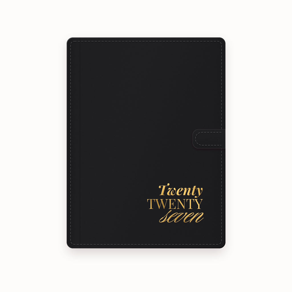 Twenty Script A5 Leather Binder