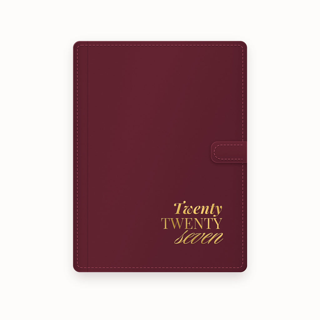 Twenty Script A5 Leather Binder