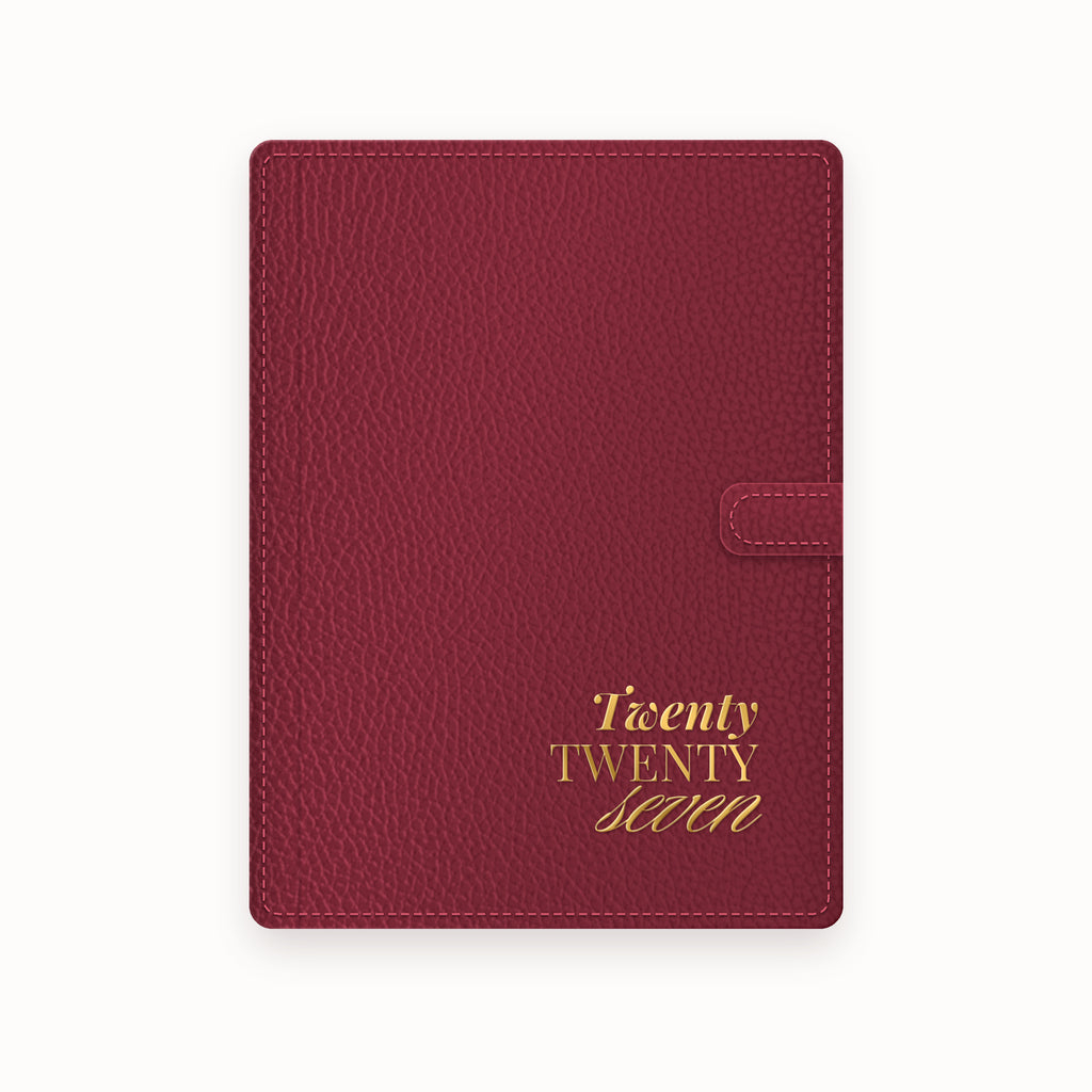 Twenty Script A5 Leather Binder