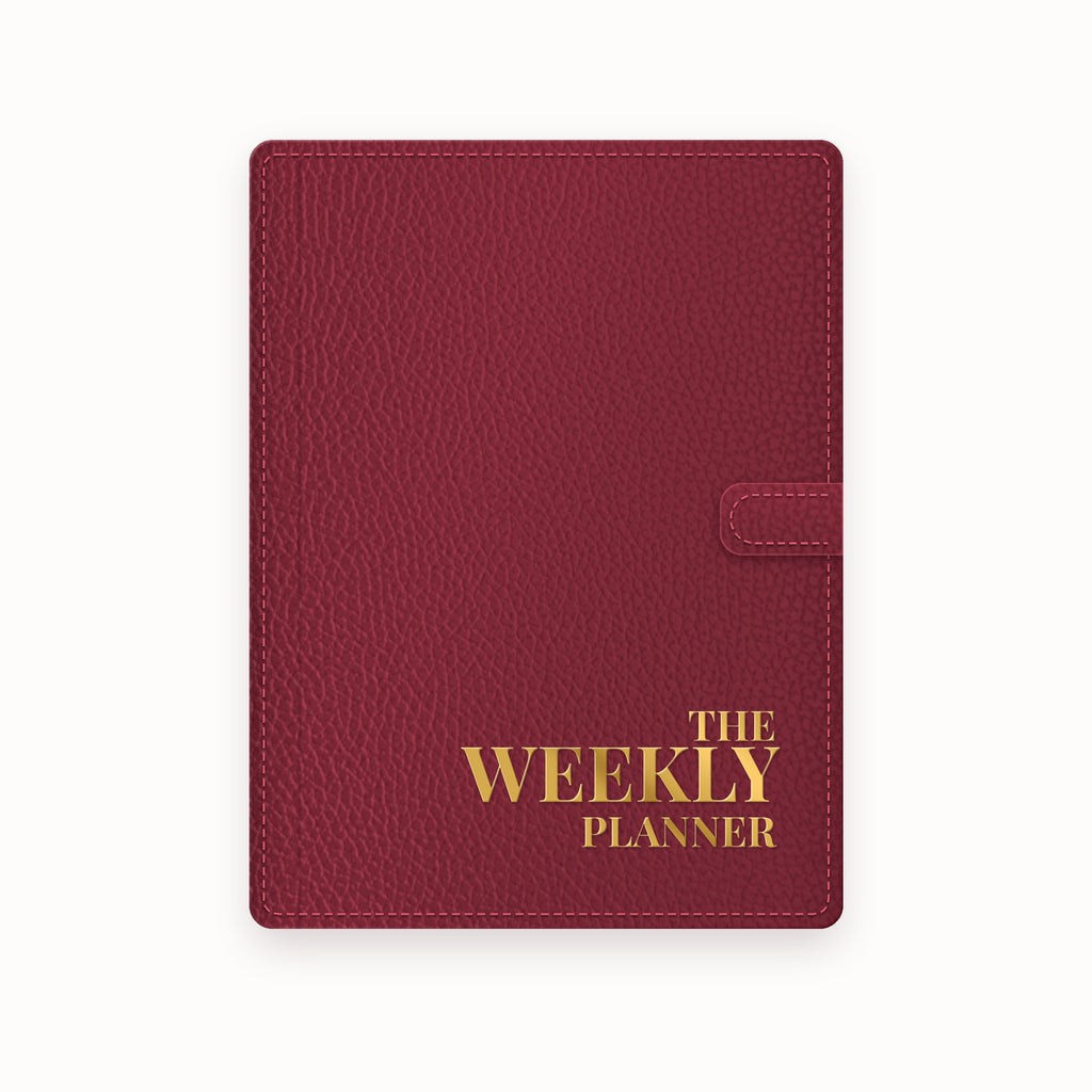 Weekly A5 Leather Binder