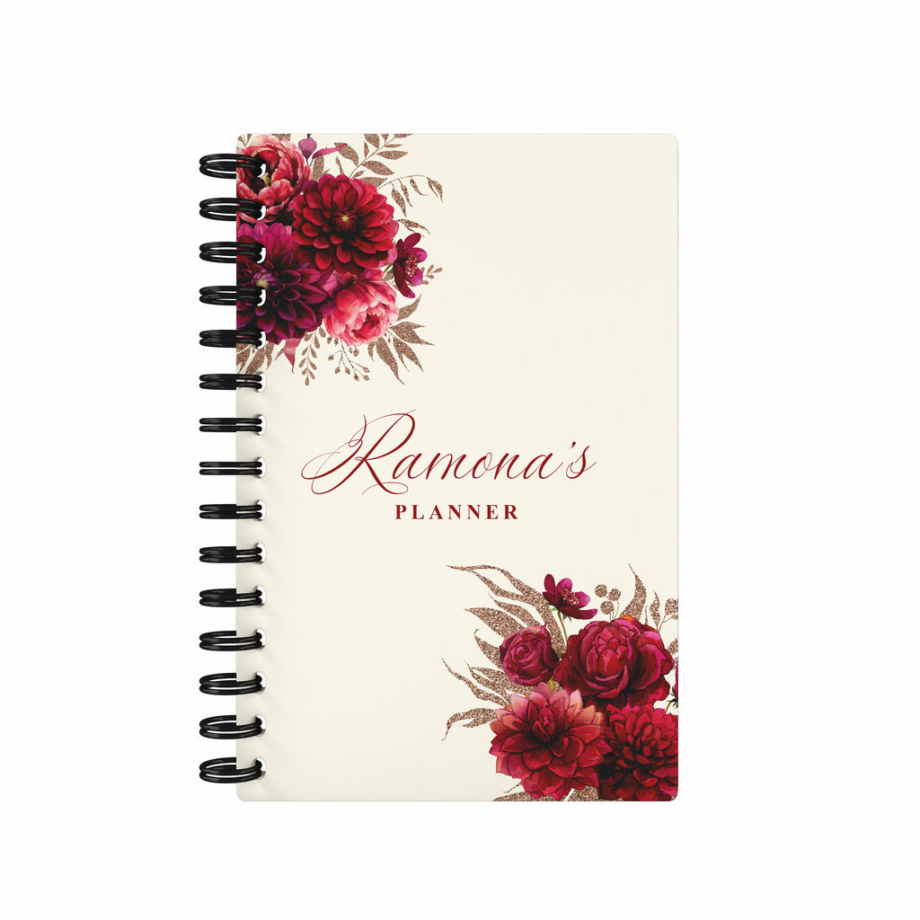 Bouquet Red - Teacher Planner