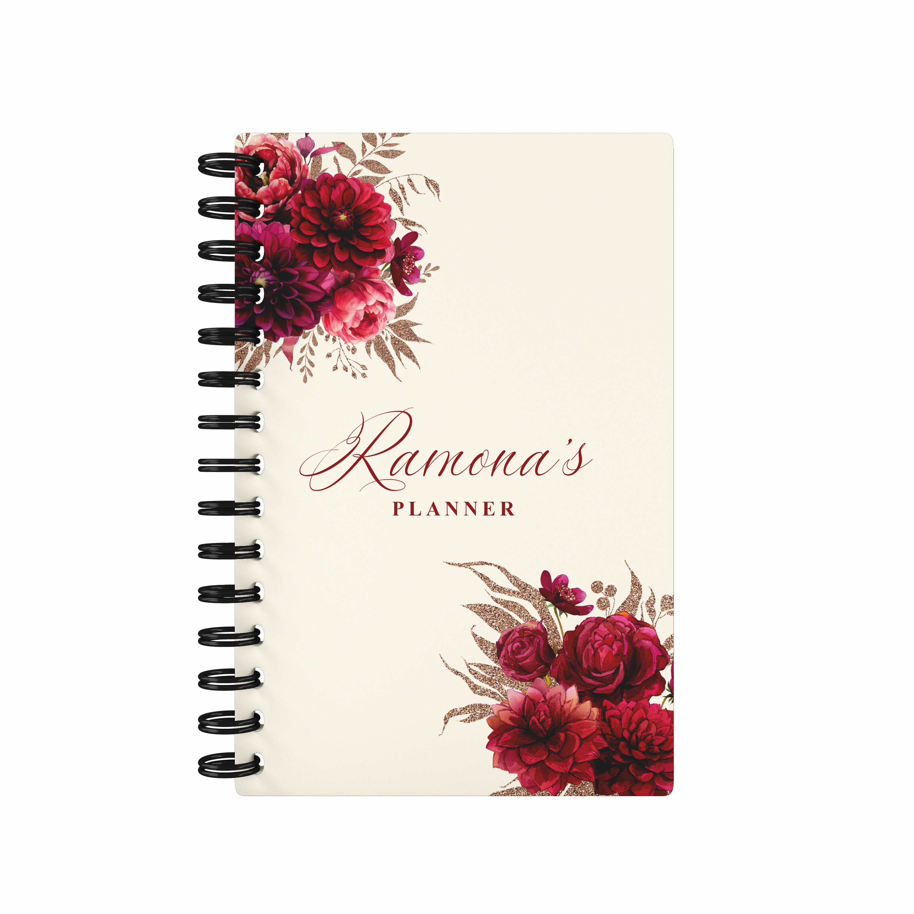 Bouquet Red - Teacher Planner
