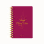 2027 script blooming foil weekly planner
