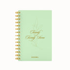 2027 script blooming foil weekly planner