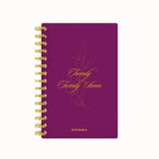 2027 script blooming foil weekly planner