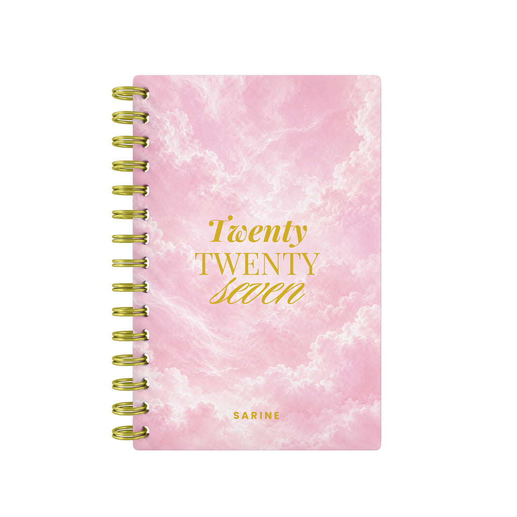 27 Pink Clouds Lined Notebook