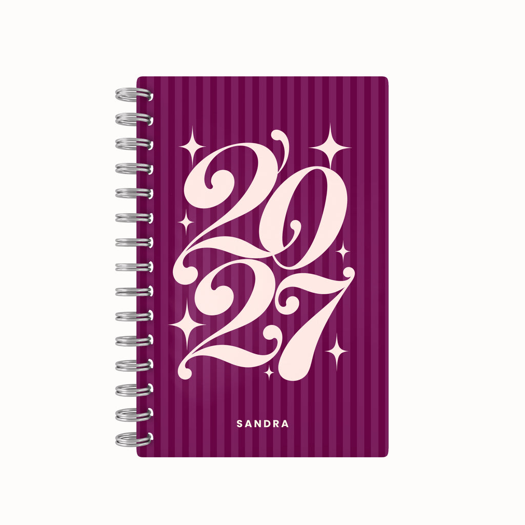 80s 2027 Lined Notebook