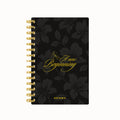 A New Beginning Floral Foil Lined Notebook