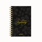 A New Beginning Floral Foil Lined Notebook