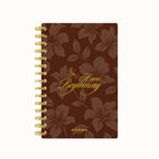 A New Beginning Floral Foil Lined Notebook