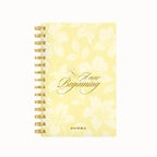 A New Beginning Floral Foil Lined Notebook