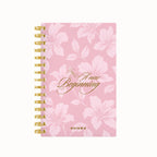A New Beginning Floral Foil Lined Notebook
